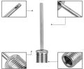 Pack of 12 - Stainless Steel Nozzle Pin Sports Ball Football Basketball valliball Inflator Baby Football Nozel Needles. 
