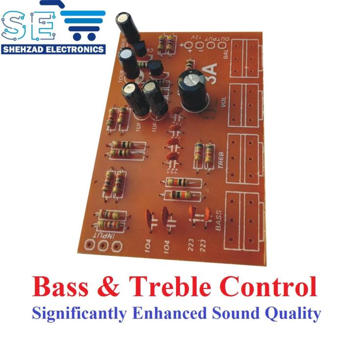 Bass Tone Treble Stereo Kit Volume Control