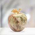2 Inch Handmade Marble Apple Set - Decorative Paperweight for Home & Office. 
