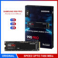 Samsung 990 Pro 1TB 2TB 4TB PCIe Gen 4.0 M.2 NVMe SSD Fastest Speed 7450MBs for Gaming, for Video Editing, Heavy Graphics compatible with Laptop PC, PS5. 
