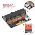 Micro-Bit Expansion Board IOBIT V2.0 Breakout Adapter Shield with Buzzer for BBC Micro:Bit Kids's Python Graphics Programming. 