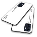 Vantime for OPPO Reno 6 4G Reno6 Case Gradient Phone Back Hard Glass Cover. 
