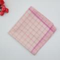 5pcs/Lot 29CM Luxury Cotton Stripe Lace Printed Women Square Handkerchief Ladies Hanky Children Baby Towel Party Christmas Gift. 