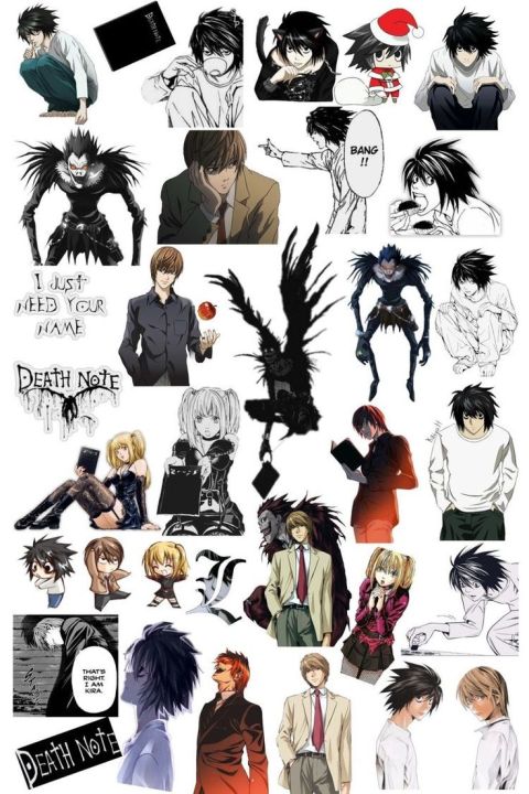 Death%20Note%20Stickers%20A5%20uncut%20,Anime%20Light%20Yagami%20,%20L%20Lawliet%20,%20Ryuk%20%20wall%20poster%20-%20Image%207
