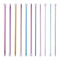 10 Pcs Long Straight Tunisian Afghan Crochet Hook Set. 