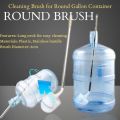 5 Gallon Water Bottle Cleaning Brush, Nylon Bristles and Stainless Steel Handle. 