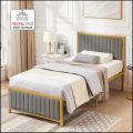 Super Delux Bed Single / Iron Bed / Single Bed / Mughal Star steel Furniture. 