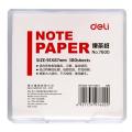 Deli Memo Papers 7600 White 300 Sheets Pack In Box 91x87mm Leaving Message Pad. 