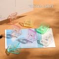 【NEW】 5Pcs/Set Transparent File Binder Paper Clips Multi-Functional Data Storage Finishing Classification Clip Schoo Office Supplies. 