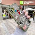 chenyyka For VIVO Y30i Case Fashion Tide Brand Cool Men Pattern Thin Side Square Edge New Design Shockproof Frosted Transparent Hard Phone Cases Silicone Casing Full Cover Camera Protection Softcase Boy. 