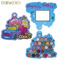 28 Colors Cute Design Professional Party Cosplay Makeup Kit Highlighter Blush Eyeshadow Palette. 