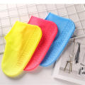 Rain shoe Waterproof Shoe Cover Silicone Unisex Outdoor Shoe Cover Non-slip Wear-Resistant Reusable Rain Boots Outdoor Rainy Season Shoe Cover. 