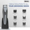 WAHL Lithium Ion OptimUS Grooming Kit, Lithium Ion Rechargeable Trimmer, Foil Shaver And Detailer For Multi Grooming Needs, 4 Comb Attachments For Different Beard Lengths, 3 Hours Run Time, 09885. 