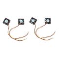 4 Pcs 3 Pin 40mm Square PC Computer Cooling Fan DC 12V Black. 