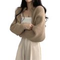 Women's Cardigans Open Front Shrugs Long Sleeve Cropped Cardigan Sweaters Shrug Boleros T8NB. 