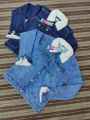 Stylish Denim Fur Jacket for Girls & Women – Winter Warm Jeans Jacket with Faux Fur Collar jacket. 