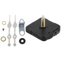 2X Long Spindle Clock Mechanism Movement, 3/ 5 Inch Maximum Dial Thickness, 1-1/ 10 Inch Total Shaft Length. 