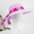 Beach Hat Sun Protection Summer Friendly to Skin Girls Sun Hat. 