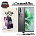 Oppo Reno 11 5G UV Tempered Glass Screen Protector Full Curved Protector Nano Liquid For Reno 11. 