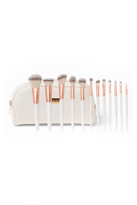 12 pcs set Professional Soft Cosmetic BH Make up Rose Romance Brush Set Women Kit 12 Pcs/set makeup brushes Smooth brush with bag