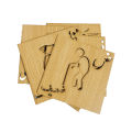 36 pes urdu wooden stencils-Urdu Stencils Wooden Writing And Drawing Tracing Slate With Pictures haroof e tahaji For Kids. 