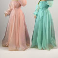 Shimmery Net Maxi Dress for Girls, Glitter Work, Party Wear, Available in Multiple Colors. 