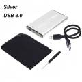 SATA SSD Cover Box Hard Disk Drive External Case HDD Enclosure for PC  Or  Laptop - Black. 