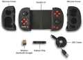 Serafim S1 Bluetooth Mobile game controller, joystick, gamepad with Macro, Turbo, Button Mapping for Nintendo Switch, PC, Android, Steam, Bluestacks, Epic games, Nox, Stadia, Windows and Geforce NOW. 