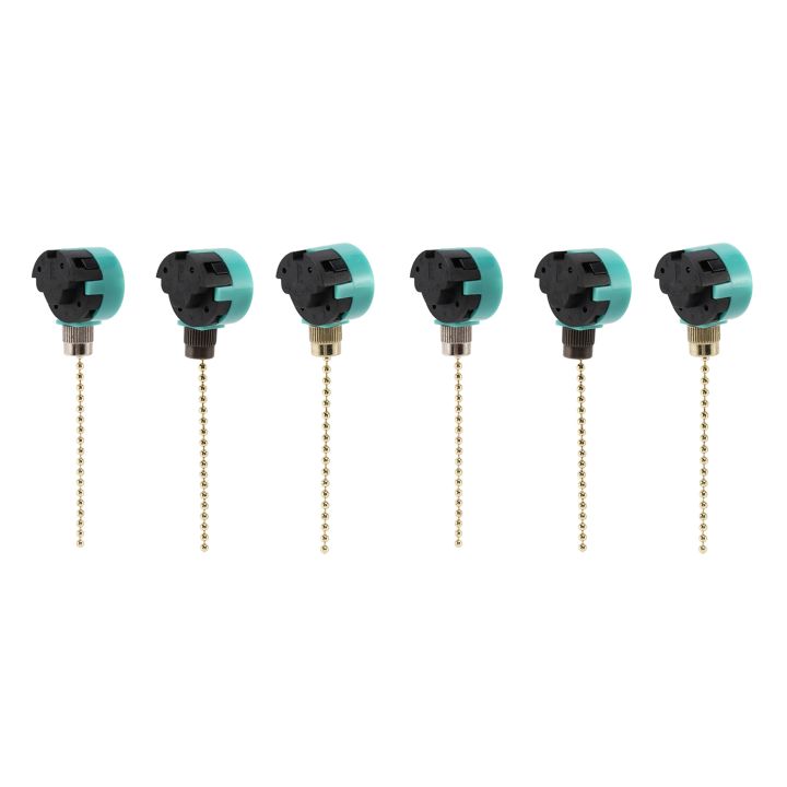 6 Pack Ceiling Fan Switch Switch Replacement Speed Control for Ceiling Fan Light, Wall Lamps, Cabinet Light B ZE-268S6