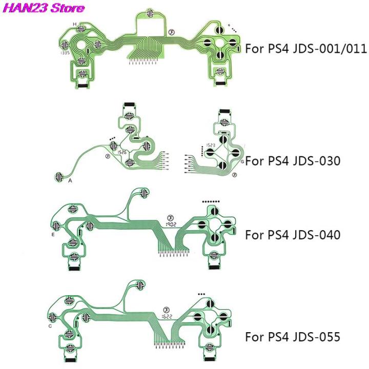 【Liquor Win】Replacement Buttons Ribbon Circuit Board for PS4 Dualshock 4 Pro Slim Controller Conductive Film Keypad flex Cable