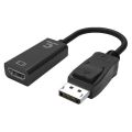 DisplayPort to 4K HDMI Adaptor 20cm Comsol Male DisplayPort to Female HDMI Converter - 4K DP to HDMI Adapter Dongle for Monitor/Display/TV - Latching DP Connector (DP2HD4K60H). 