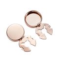 Men Cufflinks Delicate Electroplating Wear-resistant Shirt Cuff Buttons. 