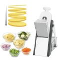 Mandoline Spring Slicer Vegetable and Fruits Cutter Meal Prep Pump Brava Slicer and Dicer - Multifunctional High Quality ABS Vegetable & Fruit Slicer - Precision Slicing Made Effortless.. 