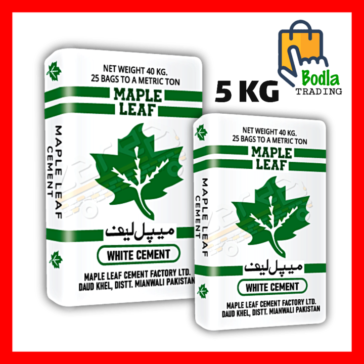 5KG Maple Leaf White Cement High Quality For Art crafts and Pot Making