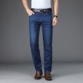 Brand New 2021 Summer Men Jeans Pants Smart Casual Breathable Mid Slim Fit Stretchable Jeans. 