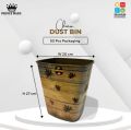 China Dustbin With Swinging Flapper (Marble Printed Design). 
