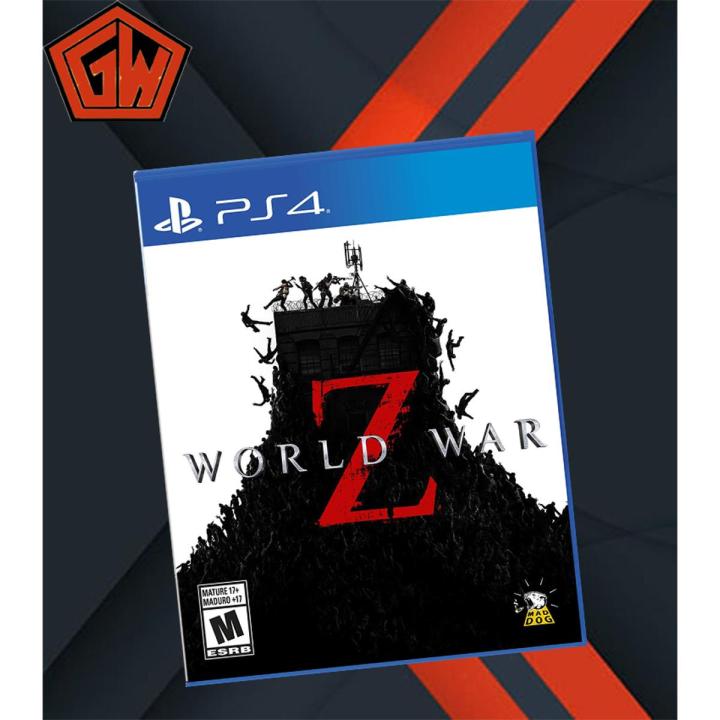 PLAYSTATION 4 DVD WORLD WAR Z PS4 GAME