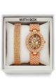 2Pcs Set Girls Watch with Bracelet Stylish – Watch for Girls with Box Packing | Watch for Girls Buy 1 Get 1 Free | New Trendy Watch Design 2025 | Affordable Watch for Girls with Bracelet & Gift Box. 