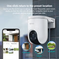 Ezviz by Hikvision H8C Pro 4K 8MP Wireless Wi-Fi IP Camera Outdoor Pan/Tilt Security CCTV Camera |Human/Vehicle Shape Detection| Color Night Vision | Auto-Zoom Tracking |Active Defense with Siren&Light|Weatherproof|2-Way Talk| Supports Up to 512GB Storage. 