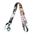 Genshin Impact Figures Keychain Anime Accessories Zhongli Xiao Diluc Phone Charm Bag Backpacks Lanyard Women Jewelry Men Gift. 