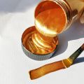 Royal Collection Pigments - Edge Paint - Metallic Waterproof Permanent Edge Paint - Royal Golden - Epoxy Resin Supplies Craft - 100g Jar. 