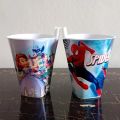 Sippy Cups 350 ml | Glass with pipe | Straw Glass| Cartoon Cups for boys and girls Straw Cup Water Glass Juice Cup With Straw For Kids Random Design. 