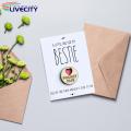 This would be the best gift for anyone. You can write your name and the name of the recipient on the back of the card to make it a meaningful and personalized gift. 