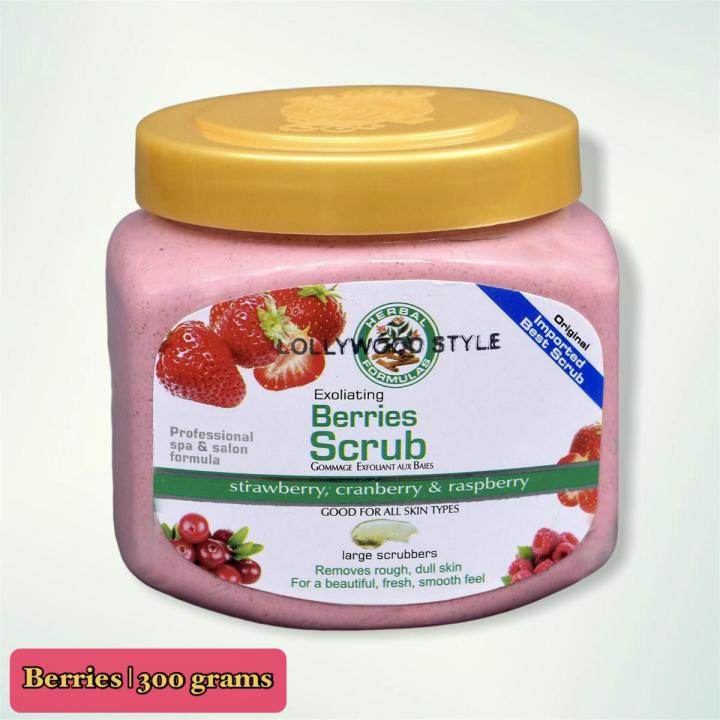 Lollywood Style's Berries Scrub (300ml) Scented & Fresh