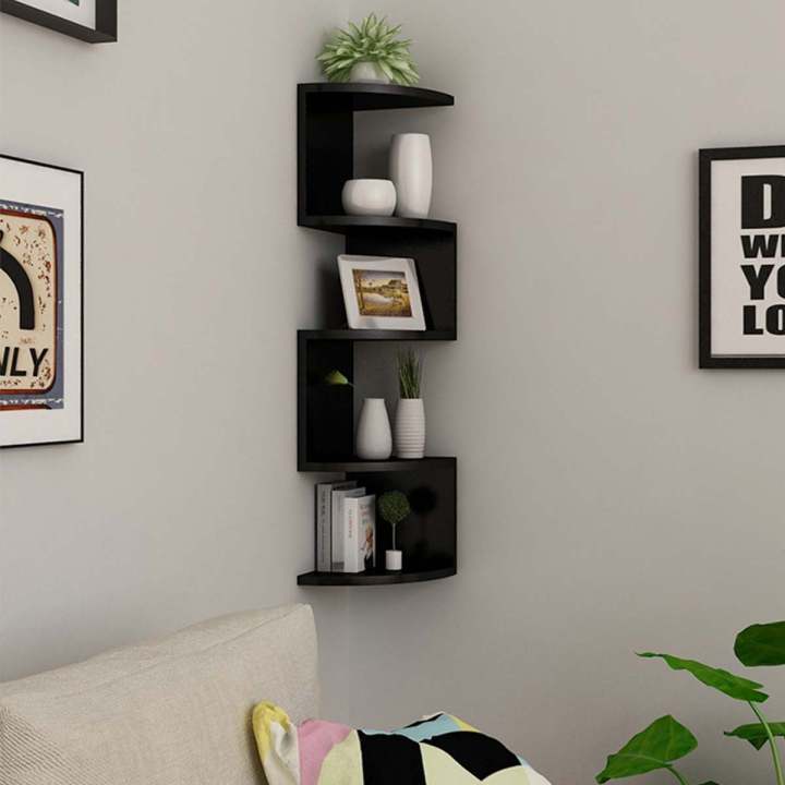 Marvelous 5 Layer Wall Mounted Corner Storage  by eFurniturePK