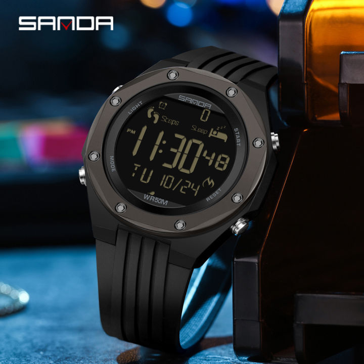 Sanda%20Men's%20Watches%20Sport%20LED%20Digital%20Waterproof%20Pedometer%20Wristwatches%206117%20-%20Image%207