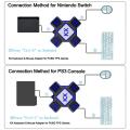 Yfashion KX USB ame Controller Converter Keyboard Mouse Adapter for Switch/ox/PS4/PS3. 
