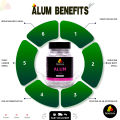 Alum Whole / Phitkari Safaid / Aluminum potassium sulfate / fitkari 230g. 