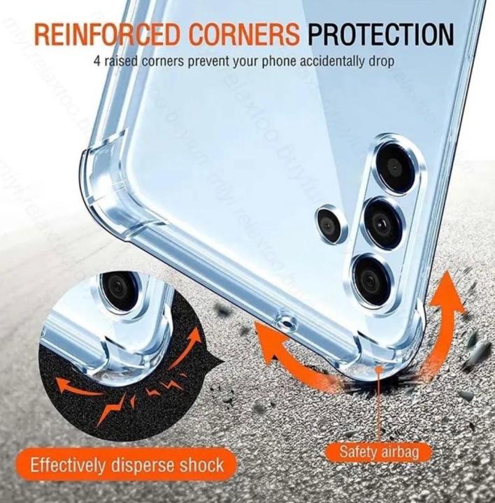 Samsung%20A25%205G%20Transparent%20Soft%20Back%20Cover%20Shockproof%20Bumper%20Case%20-%20Image%205