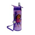 The Ultimate Dora Girls Characters School Water Bottle: Stay Hydrated and Cool, Bright Rite Cool Sports Water Bottle Perfect for School Kids Plastic Thermo Insulated, Flip-Up Lid, Nozzle Straw 600ml. 